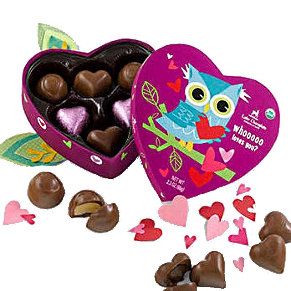 Lake Champlain Whooo Loves You? Valentine Chocolates - Shelburne Country Store