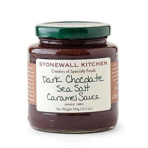 Stonewall Kitchen Dark Chocolate Sea Salt Caramel Sauce  - 12.5 oz jar - Shelburne Country Store
