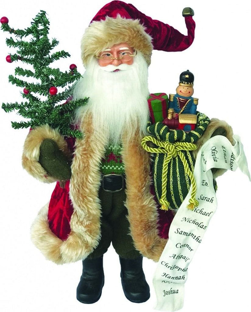 Old Fashioned Santa Claus - 15 Inch - Shelburne Country Store