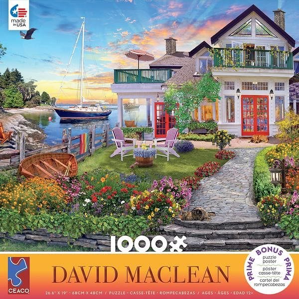 David  Maclean Coastal Escape - 1000 piece Puzzle - Shelburne Country Store