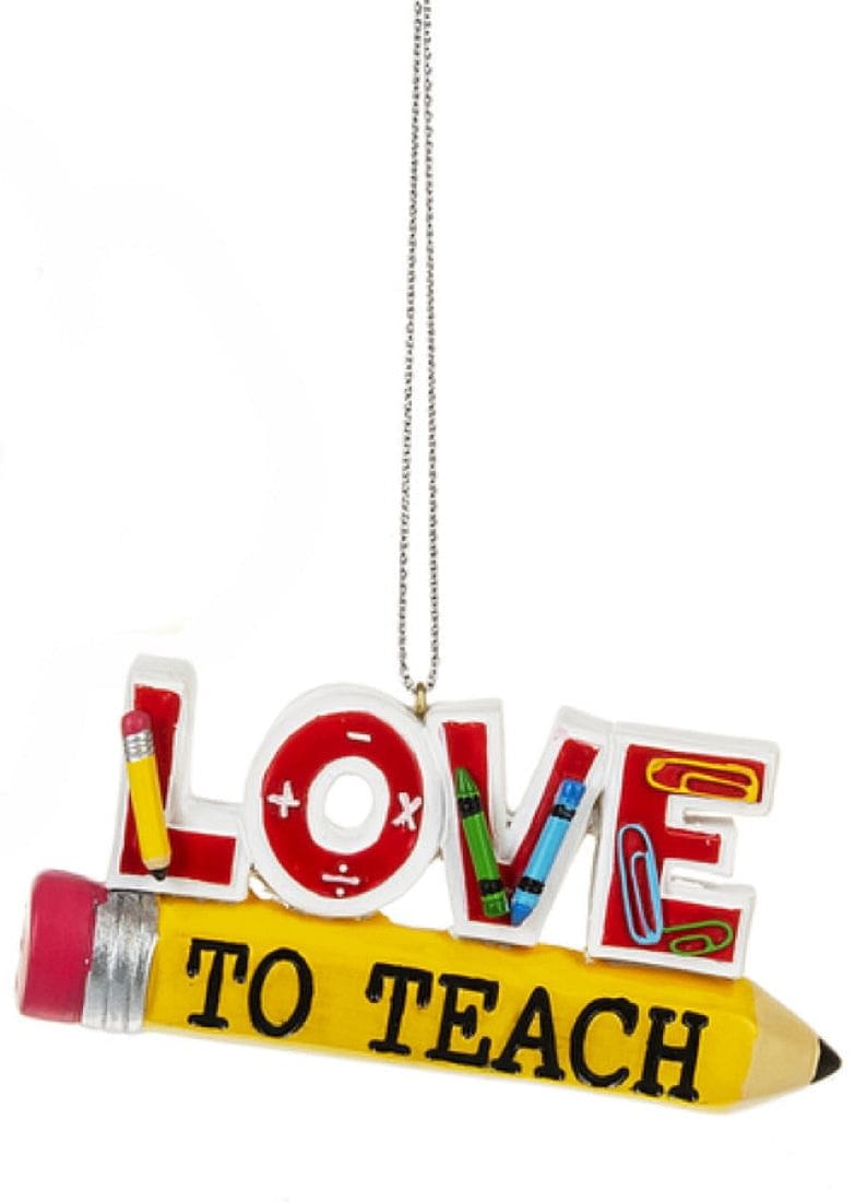 Love to Teach Ornament - Shelburne Country Store