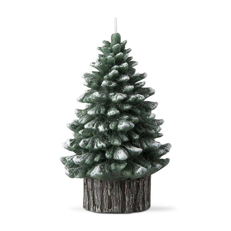 Spruce Rustic Tree Candle Hunter Green - Shelburne Country Store