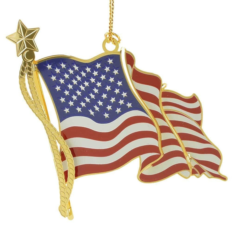 American Flag Christmas Ornament - Shelburne Country Store