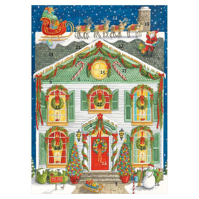 Home For Christmas - Advent Calendar Card - Shelburne Country Store