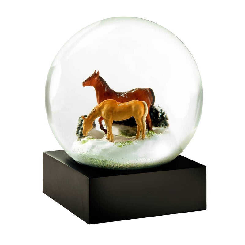 Horses Snow Globe - Shelburne Country Store