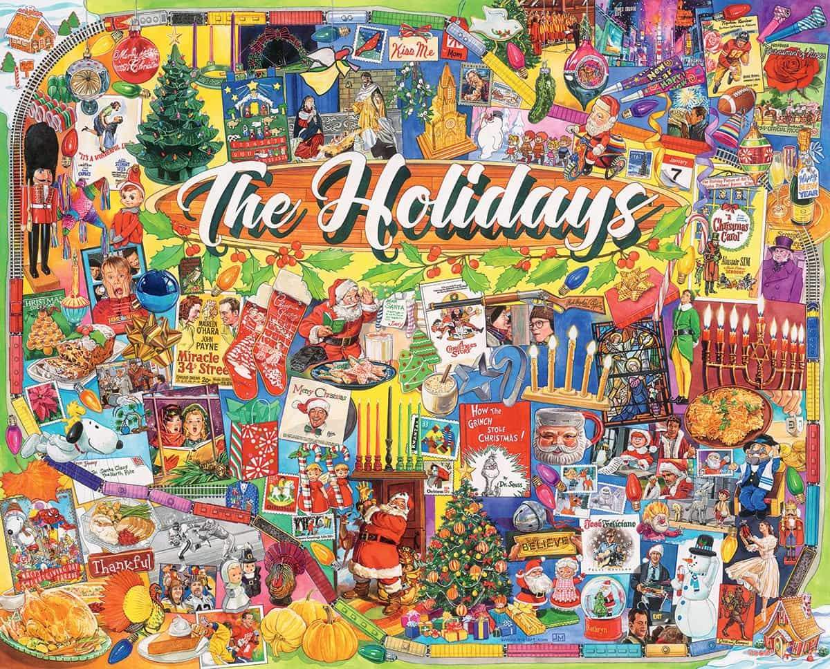 The Holidays Puzzle - 1000 Piece - Shelburne Country Store