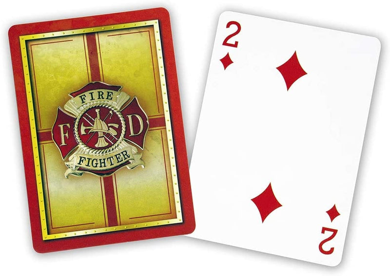 Casino Grade Playing Cards - Firefighter - Shelburne Country Store