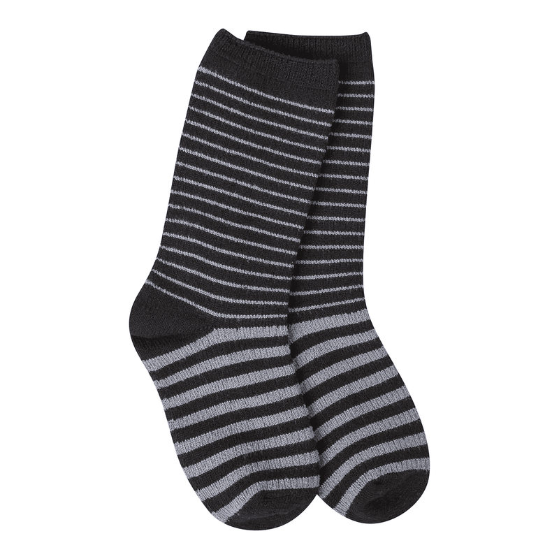 Mouse Creek - Crew w/Grippers (12-24 Months) - Black Stripe - Shelburne Country Store