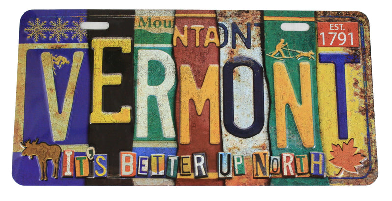 Better Up North Vermont License Plate - Shelburne Country Store