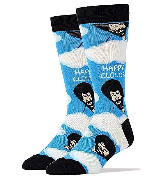 Bob Ross Happy Clouds Socks - Shelburne Country Store