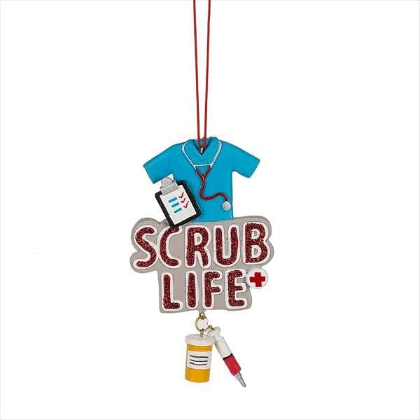 Scrub Life Nurse Ornament - Shelburne Country Store
