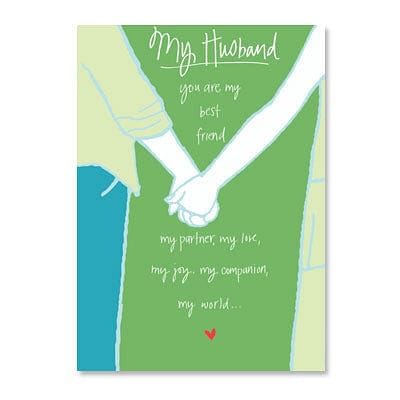 Holding Hands Husband Birthday Card - Shelburne Country Store