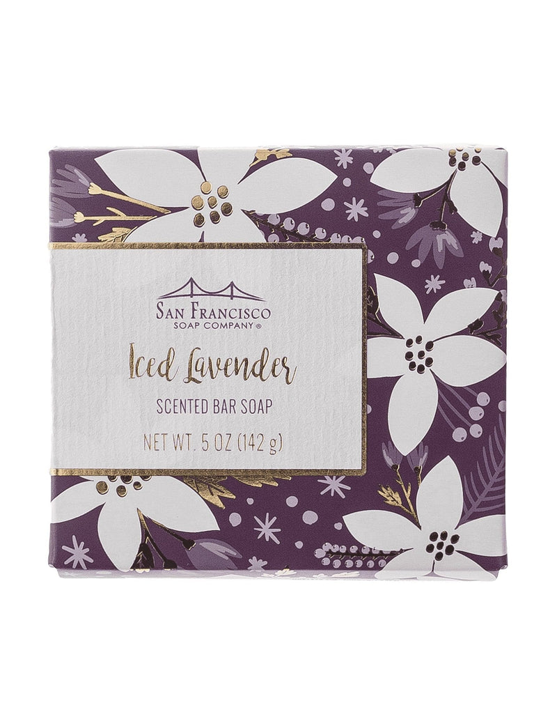 Holiday Elegance Iced Lavender Bar Soap - Shelburne Country Store
