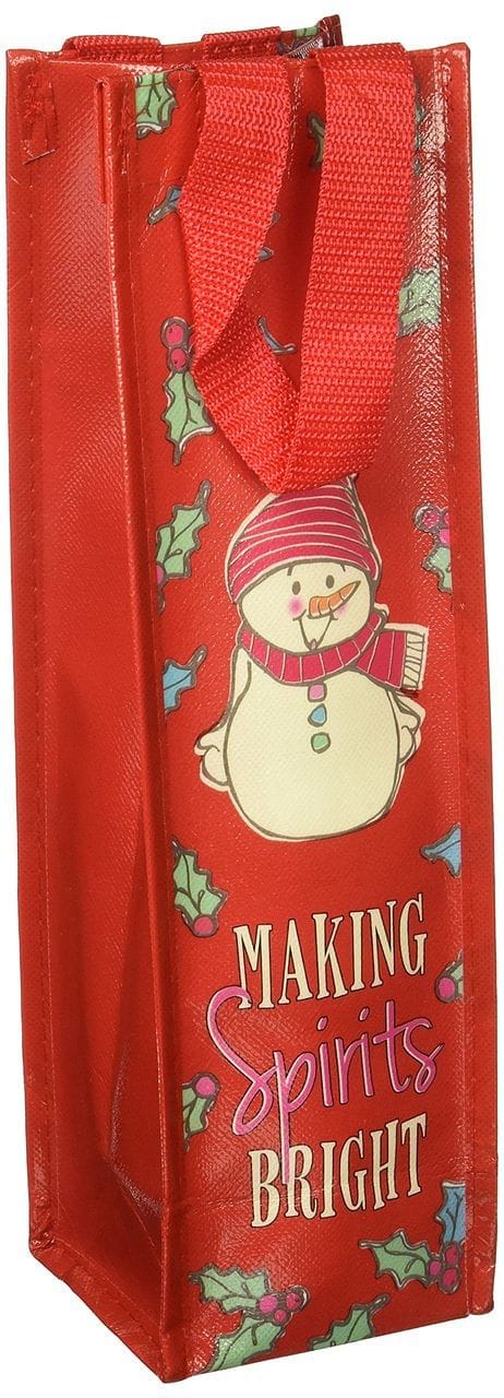 Snowpinions Making Spirits Bright Wine Bag - Shelburne Country Store