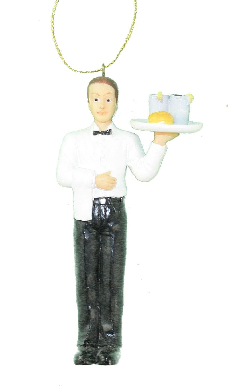 Fine Dining Waiter Ornament - Shelburne Country Store