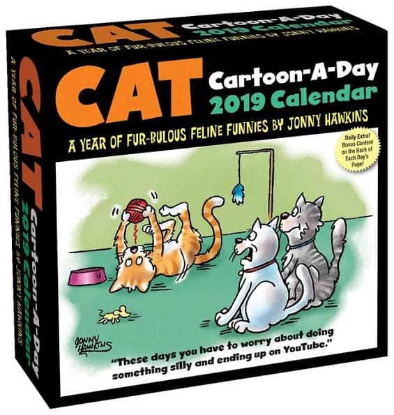 2019 Cat Cartoon-A-Day Calendar - Shelburne Country Store