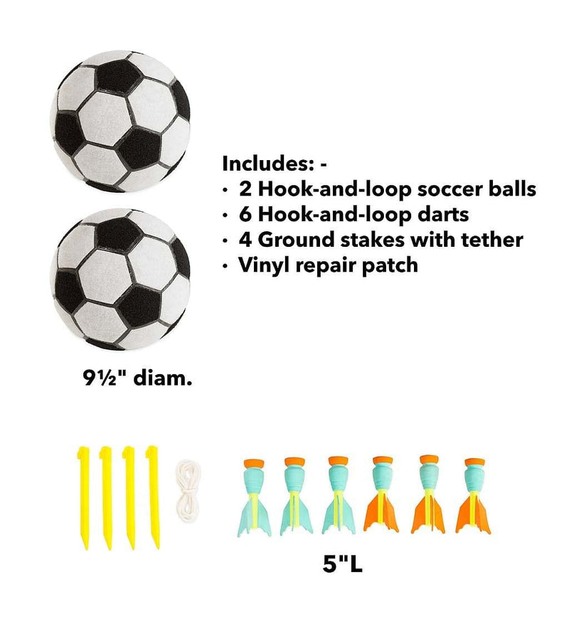 Giant 58-Inch Inflatable 2-in-1 Darts & Soccer Set - Shelburne Country Store