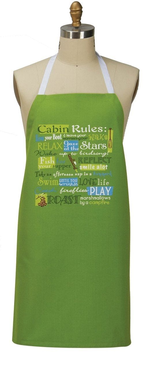 Cabin Rules Chef Apron - Shelburne Country Store