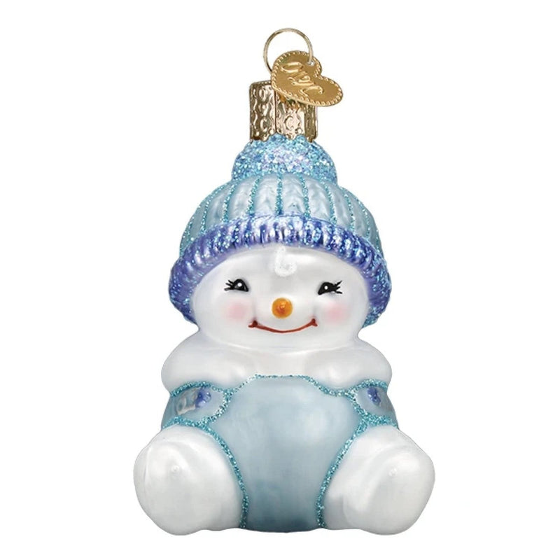 Snow Baby Boy Ornament - Shelburne Country Store
