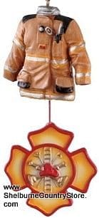 Profession Dangle Ornament - Fireman - Shelburne Country Store