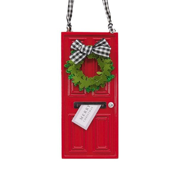 Resin Door with Wreath - Shelburne Country Store