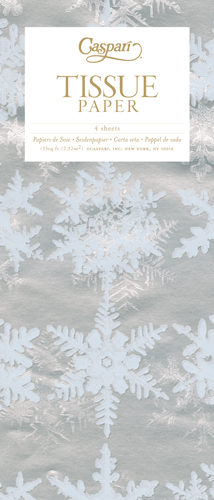 Snowfall Silver - Tissue Pkg 4 Sheets - Shelburne Country Store