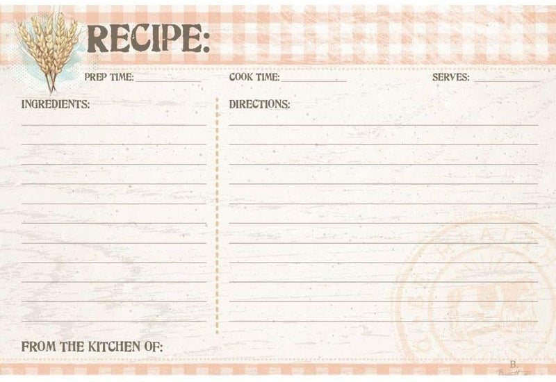 Farmhouse Collection Recipe Cards - Shelburne Country Store