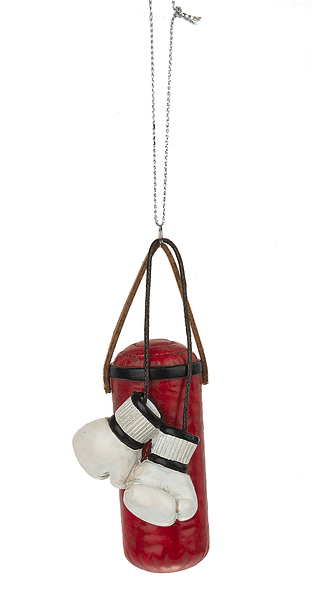 Boxing Bag with Gloves Ornament - Shelburne Country Store