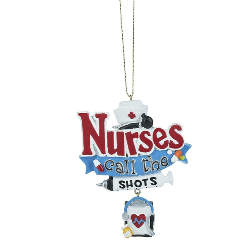 Nurses Call the Shots Ornament - Shelburne Country Store