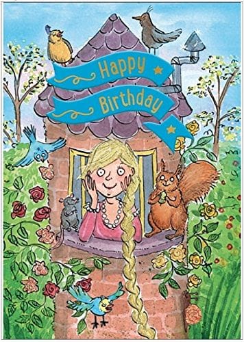 Cardoo Birthday Fairy Story Card, Rapunzel - Shelburne Country Store