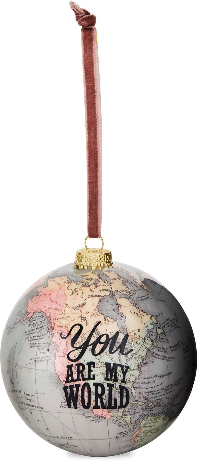 You are my World - Globe Ornament - Shelburne Country Store