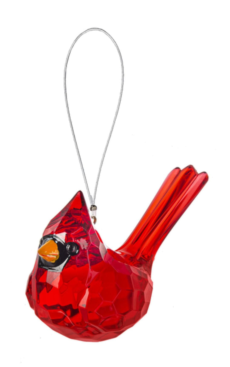 Elegant Acrylic Cardinal Ornament - Shelburne Country Store