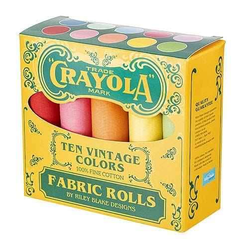 Vintage Crayola Fabric Colors Fat Quarters Box by Riley Blake Designs - Shelburne Country Store