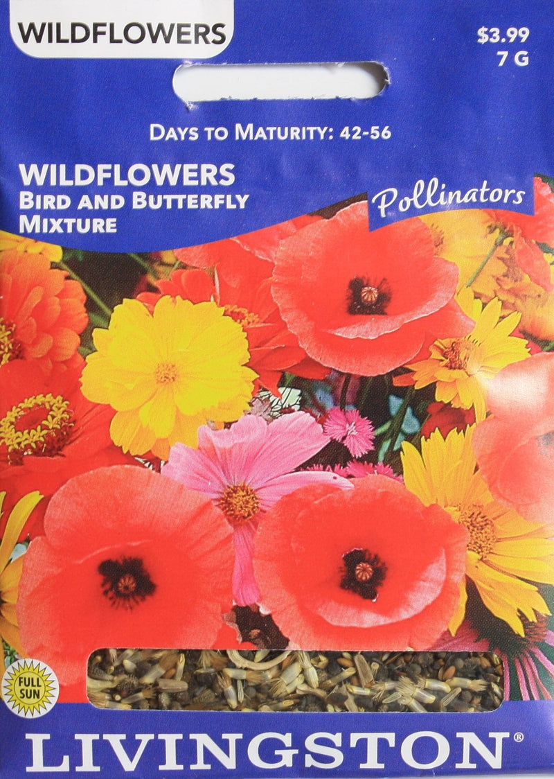 Seed Packet - Wildflowers - Bird And Butterfly - Shelburne Country Store