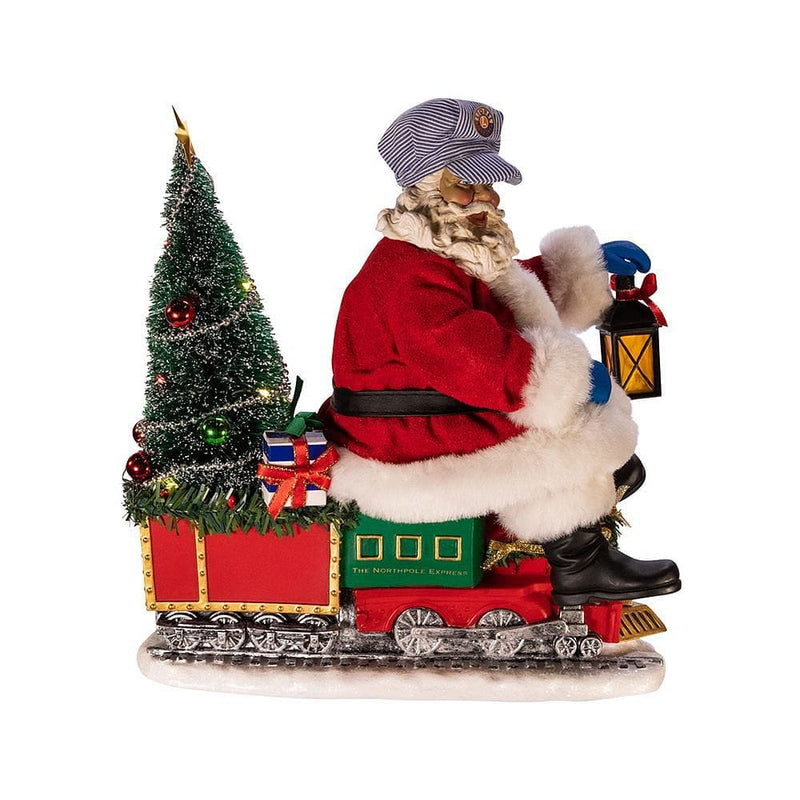 Lionel Fabriche Battery-Operated Light-Up Santa On Train - Shelburne Country Store