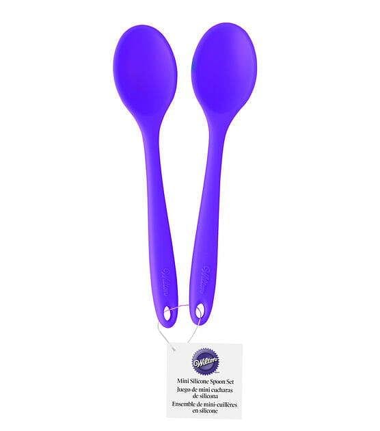 Mini Silicone Spoon 2 Piece Set - Purple - Shelburne Country Store