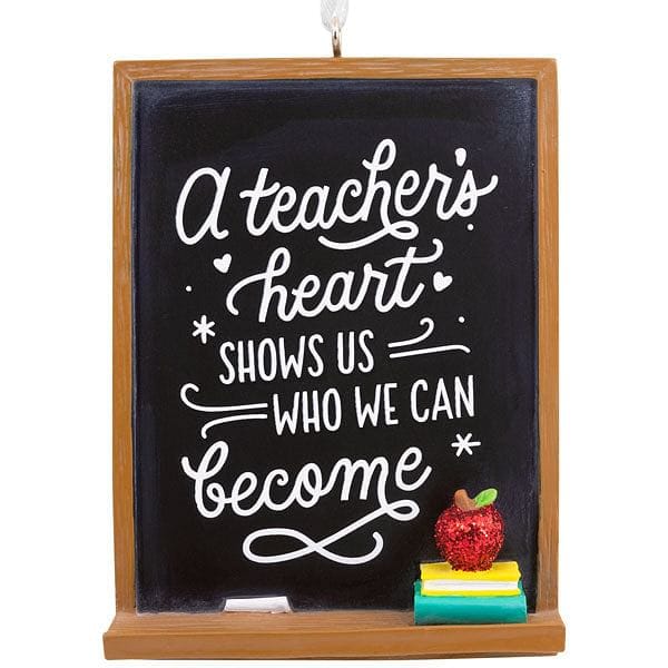 Teacher Blackboard Ornament - Shelburne Country Store