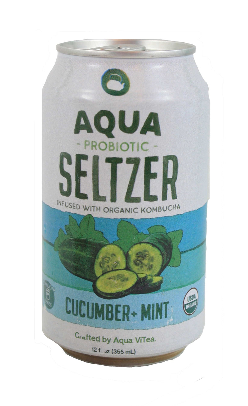 Aqua ViTea Probiotic Seltzer Cucumber And Mint - Shelburne Country Store
