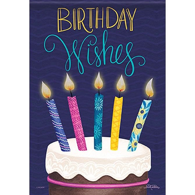 Birthday Candles Durasoft Large Flag - Shelburne Country Store