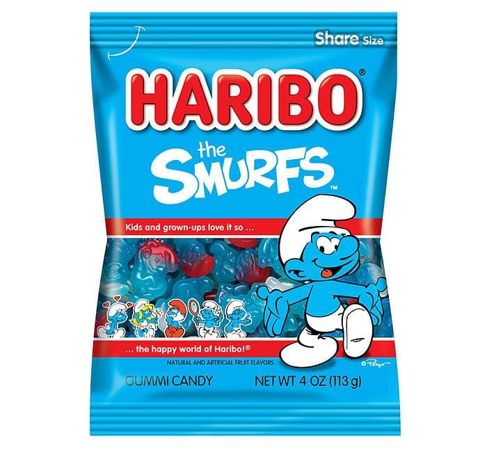 Haribo Gummy Smurfs - 4 Ounce Bag - Shelburne Country Store