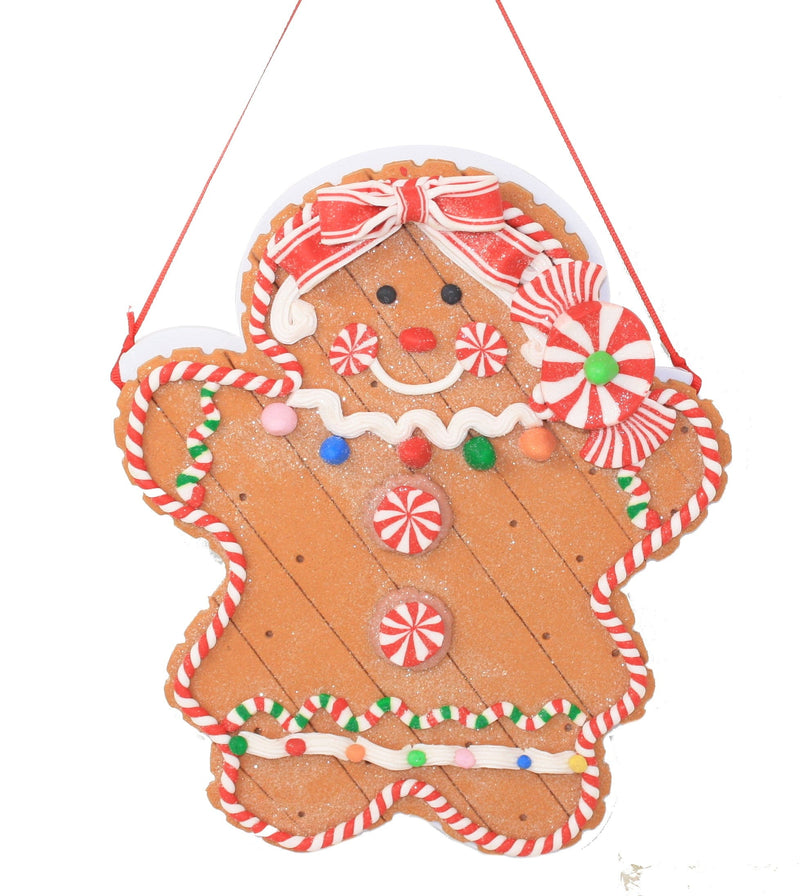 9 Inch Ornament Gingerbread -  Woman - Shelburne Country Store