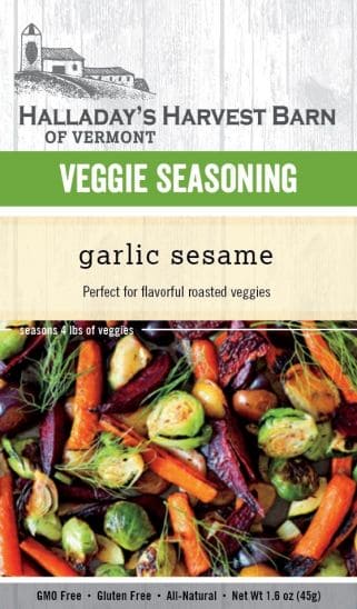 Halladays Garlic Sesame Veggie Seasoning - Shelburne Country Store