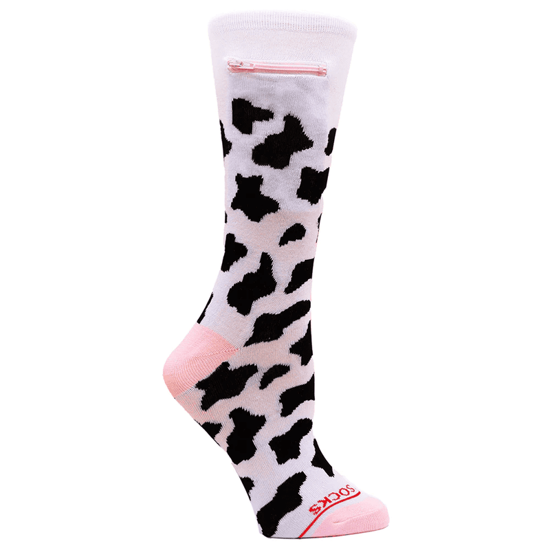 Pocket Socks - Cow Spots - Womens - Shelburne Country Store