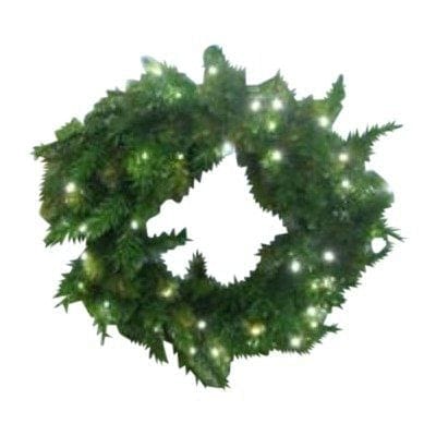 30 inch Prelit Designer Classic Green Wreath - Shelburne Country Store