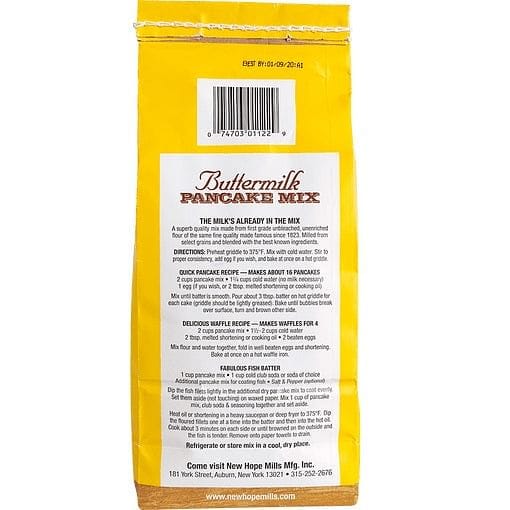 New Hope Mills Buttermilk Pancake Mix - 2 Pounds - Shelburne Country Store
