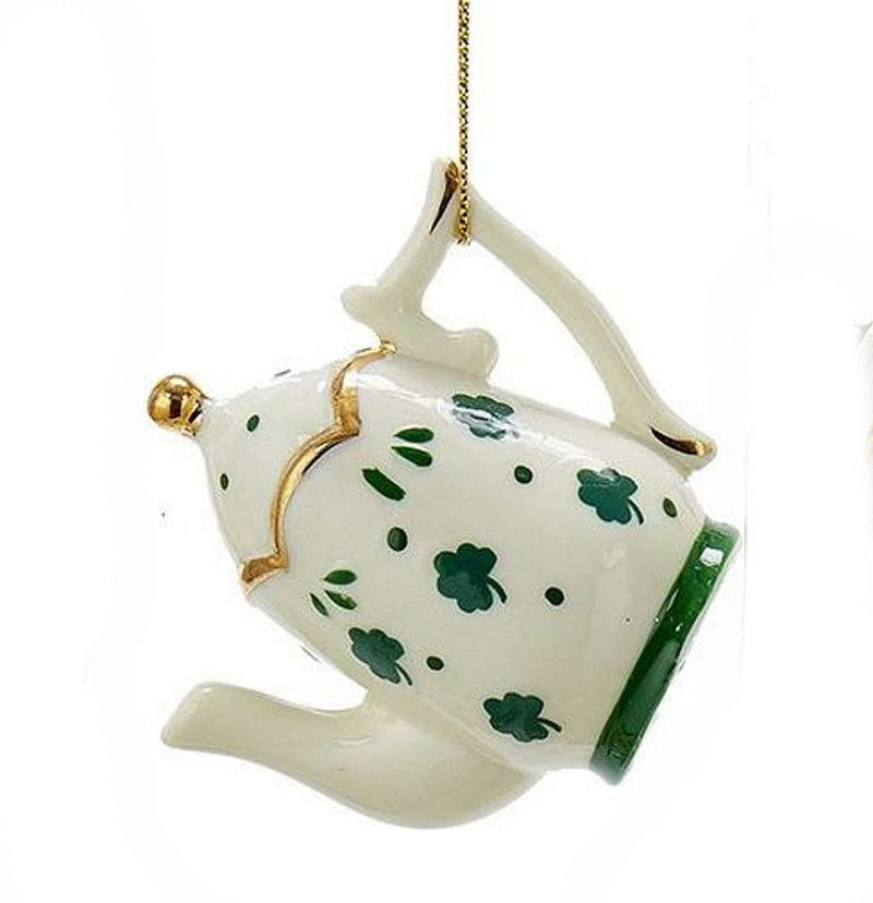 Porcelain Irish Tea Ornament -  Teacup Vine - Shelburne Country Store