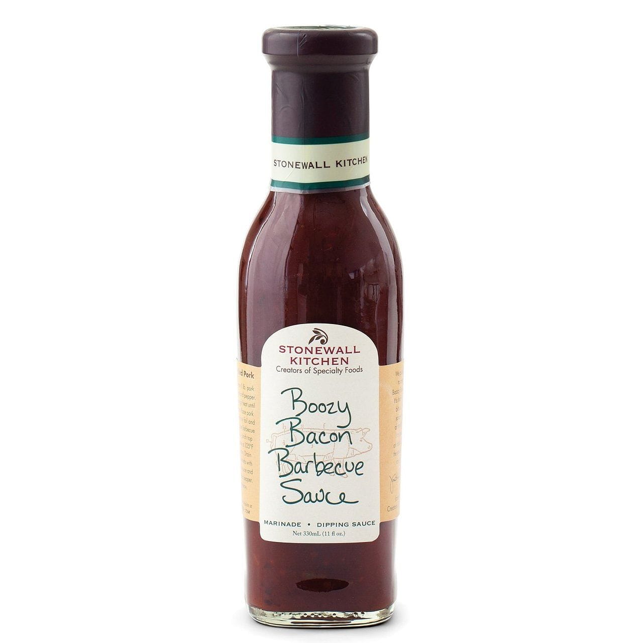 Stonewall Kitchen Boozy Bacon Barbecue Sauce - 11 fl oz bottle - Shelburne Country Store