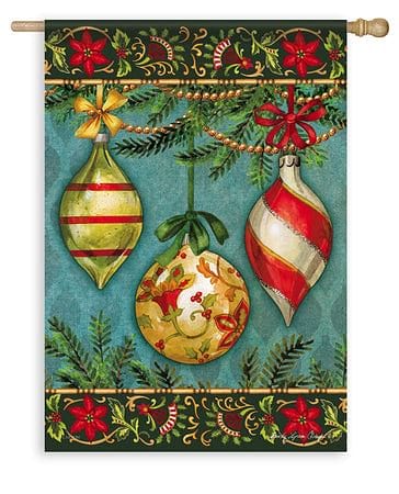 Glittering Ornaments  Flag - Shelburne Country Store