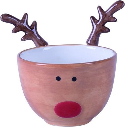 Ceramic Reindeer Bowl with Spreaders - Shelburne Country Store