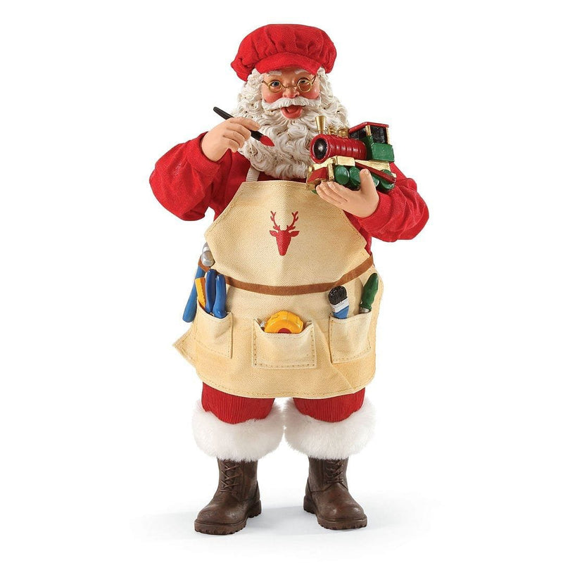Possible Dreams Santa Clause Christmas Conductor Clothtique Christmas Figurine - Shelburne Country Store